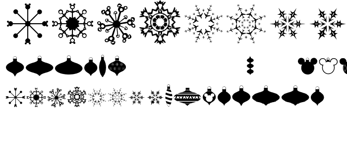 Christmas Mouse font
